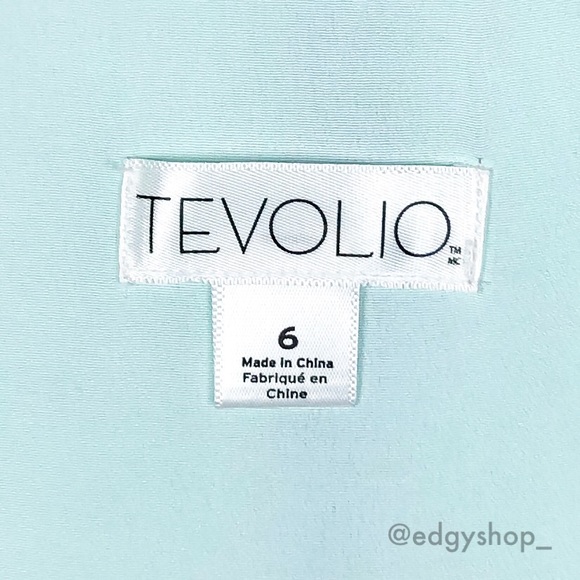 Tevolio | Chiffon V-Neck Bridesmaid Dress - Picture 5 of 7